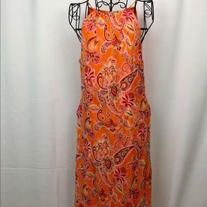 Jonathan Martin silk paisley midi dress 10
